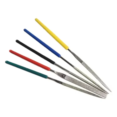 Diamond Needle Files Set 3×140mm (5pcs) – Precision Hand Filing Kit (Diamond Coated)