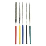 Diamond Needle Files Set 3×140mm (5pcs) – Precision Hand Filing Kit (Diamond Coated)