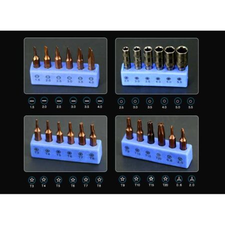 SUNSHINE SS-5117 58-in-1 Precision Magnetic Screwdriver Set