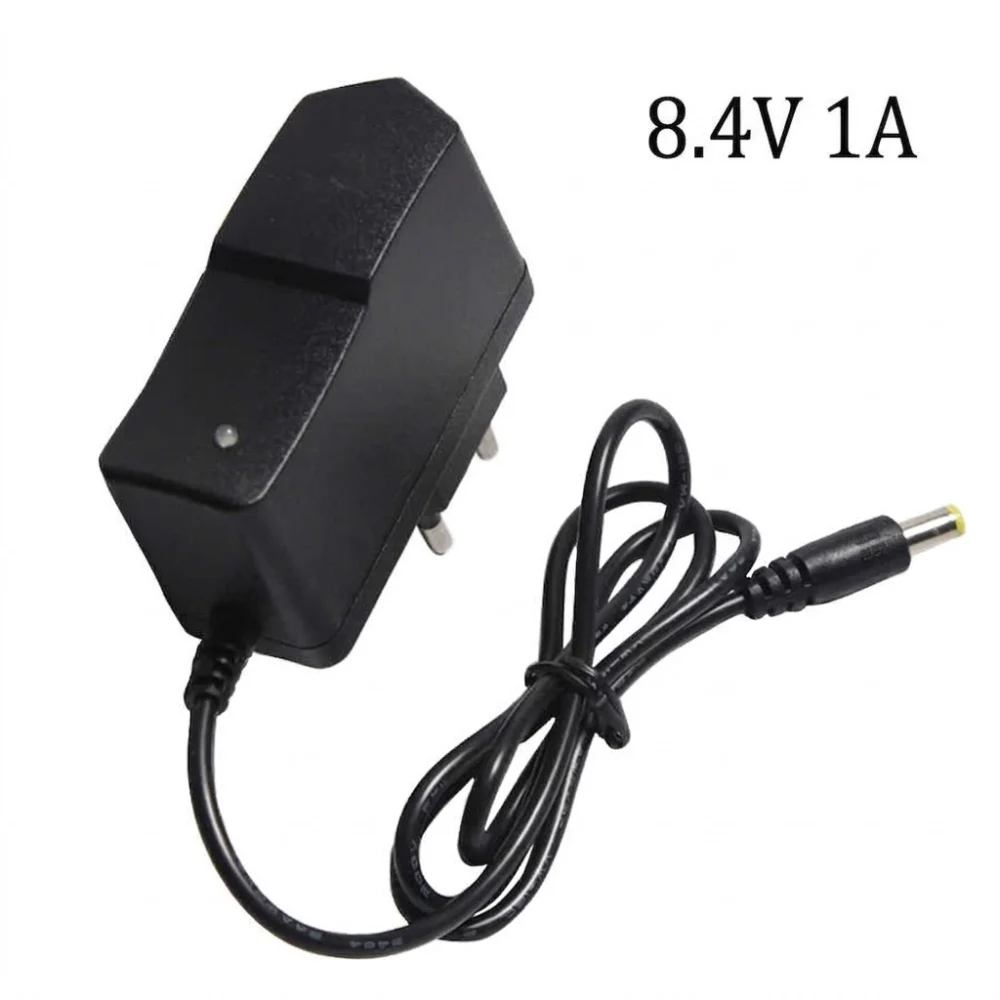 Charger 2S Lithium-Ion Battery Charger 8.4V 1A 5.5×2.5mm EU Plug