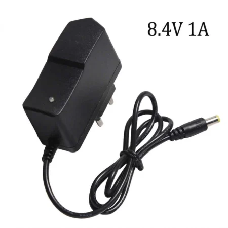 Charger 2S Lithium-Ion Battery Charger 8.4V 1A 5.5×2.5mm EU Plug