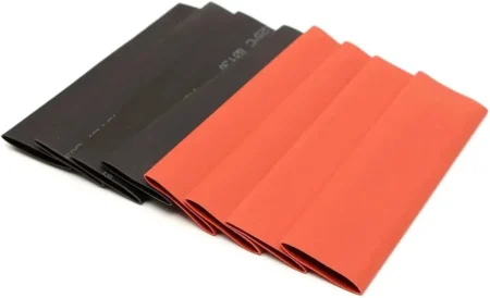 Heat Shrink Tube Kit 2:1 Red and Black – 127 Pieces 