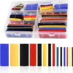 Heat Shrink Tubing Kit 2:1 Insulation Sleeves with Organizer Box – 328 Pieces 