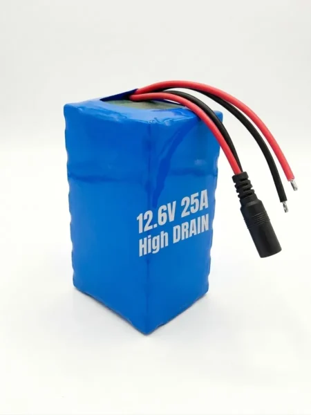Battery Pack 12.6V 25Ah High Drain Rechargeable Lithium-ion  – 40A Max Discharge, 3S8P High-Performance Design 