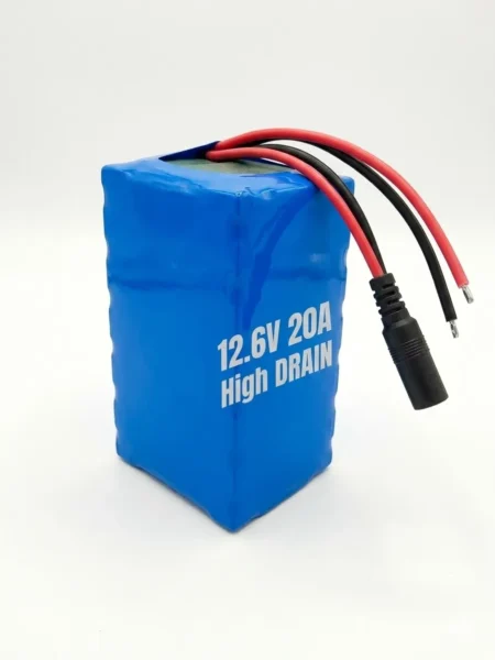 Battery Pack 12.6V 20Ah High Drain Rechargeable Lithium-ion – 30A Max Discharge