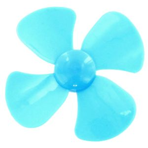Plastic Propeller 4 Blades 56mm for DC Motor – Multi-Color