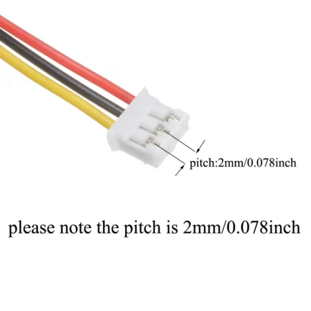 JST PH 2mm 3 Pin Connector Set Wire 20cm