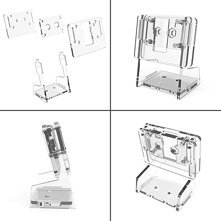 Clear Acrylic Protective Case for Raspberry Pi Camera Module