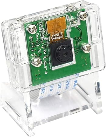 Clear Acrylic Protective Case for Raspberry Pi Camera Module