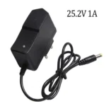 Charger 6S Lithium Battery Charger Adapter 25.2VDC 1A 5.5×2.5mm 25210