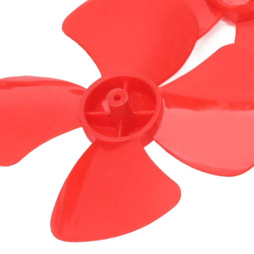 MicroOhm Plastic Propellers 4 Blades Propeller Large Thrust for DIY Toys for Craft
