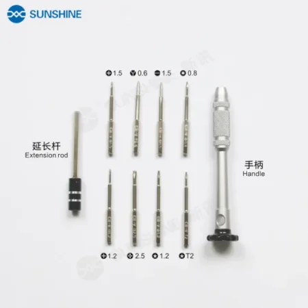 SUNSHINE SS-5108 10 in 1 Precision Screwdriver Set