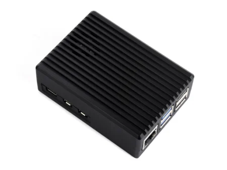 Raspberry Pi 5 Aluminum Stripe Grooved Case (Fan and Board Not Included)