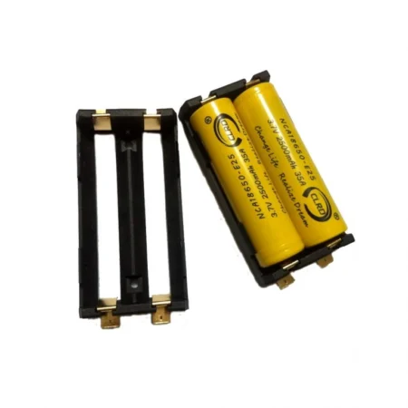 Holder 18650 2Cell SMD Dual Cell SMD Battery Holder – 2 Slot Open Frame