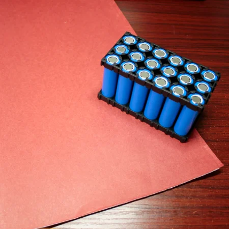 0.4mmx20cm Double Side Adhesive Insulation Sticker For Lithium Battery Temperatures Paper Red Cardboard Fast Red Steel Paper -1M