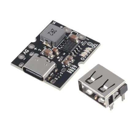 Type-C USB 5V 2A Step-Up Boost Converter with USB Charger Power Bank Module (Not Soldered)