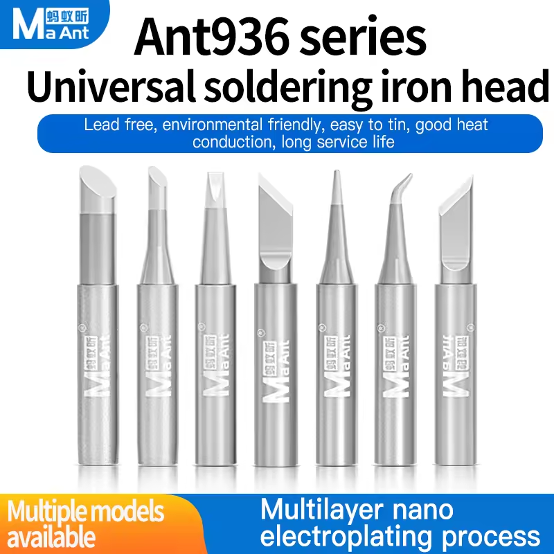 MaAnt Ant936 Series 900M Soldering Iron Tips – I / J / SK Variations