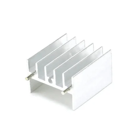 Aluminum Heatsink Heat Sink L 25 x W 23 x D 16 mm White For TO-220 / TO218 / To247 (25x23x16mm)
