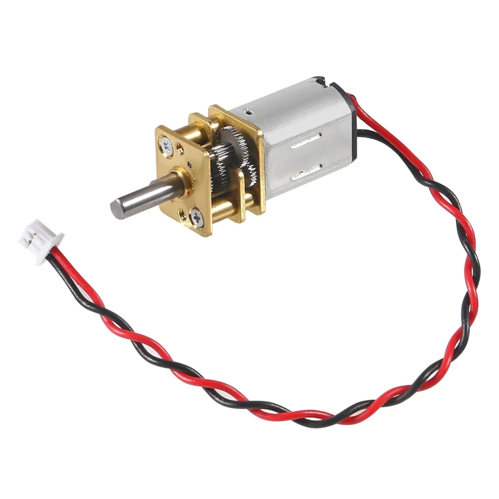 N20 DC Gear Motor 3–12V 300RPM with Cable
