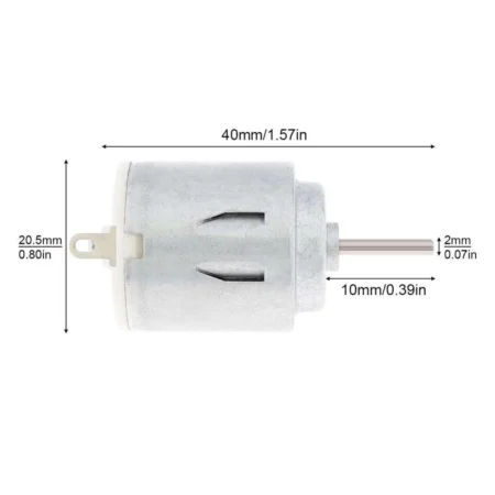 R140 Brushed DC Motor 3-9V 10000RPM