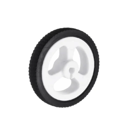 34mm N20 Rubber Wheel for N20 Motor with 3mm D Shaft
