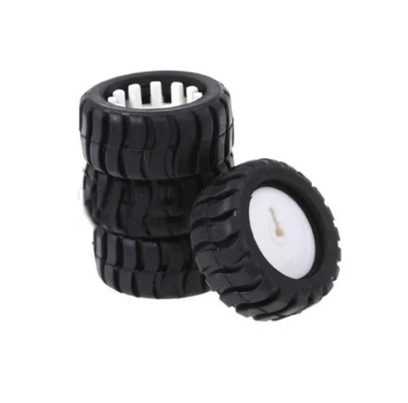 N20 44mm MiniQ Rubber Wheel for N20 Gear Motor