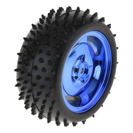 Wheel 85×38mm Off-Road Robot Wheel with 4mm Hex Metal Coupler (Multi Colors)