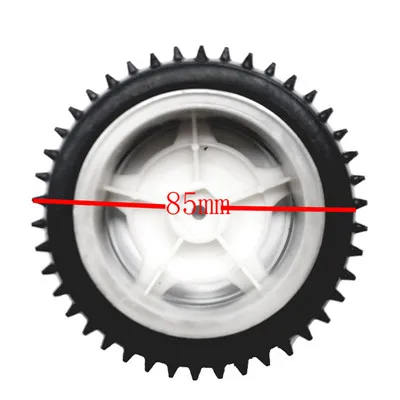 Wheel 85×38mm Off-Road Robot Wheel with 4mm Hex Metal Coupler (Multi Colors)