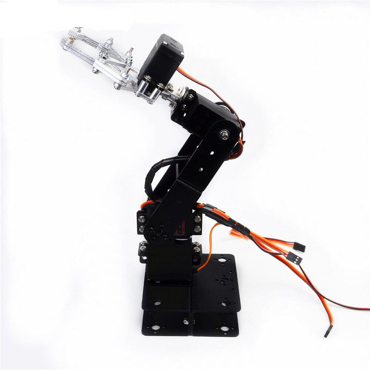 4 DOF Aluminum Robot Arm with 4 MG996 Servo Motors – Assembled Mechanical Robotic Arm Frame with Gripper