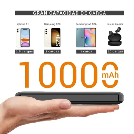 Herigo DBK HR-005 10000mAh 10W Power Bank with Dual USB Output