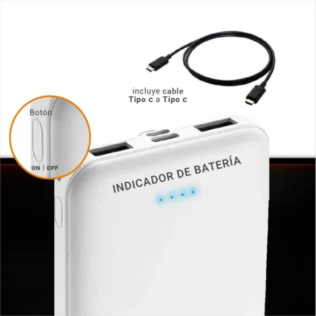 Herigo DBK HR-005 10000mAh 10W Power Bank with Dual USB Output