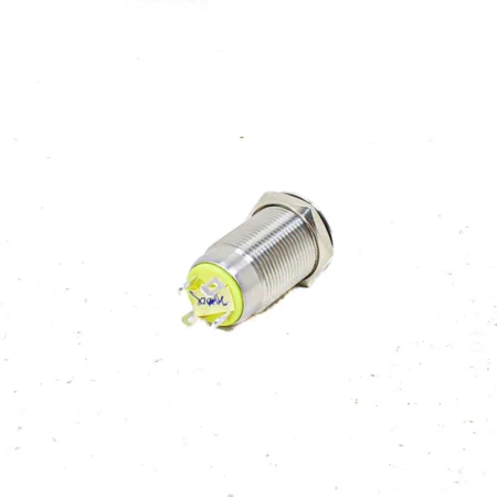 12C-P10D 12mm Red LED Momentary Metal Push Button Switch 12V-24V
