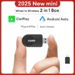 XUDA A5 Mini Wireless CarPlay Android Auto USB Adapter 2 in 1 Smart Mini Box