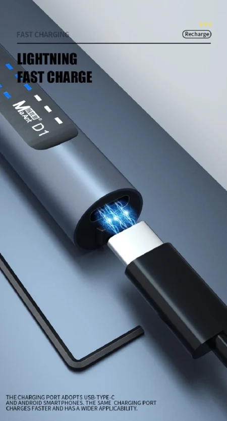MaAnt D1 Smart Electric Grinding Pen Rotary Tool 8-in-1 Cordless Sanding and Polishing Pen