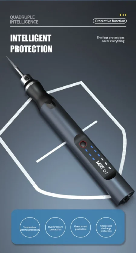 MaAnt D1 Smart Electric Grinding Pen Rotary Tool 8-in-1 Cordless Sanding and Polishing Pen