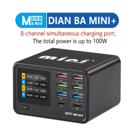 MaAnt Dianba Mini+ 100W 8-Port Desktop Fast Charging Station