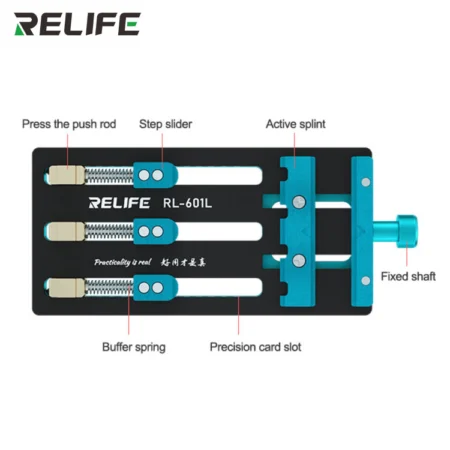 RELIFE RL-601L Card Slot Mobile Phone Motherboard Repair Fixture