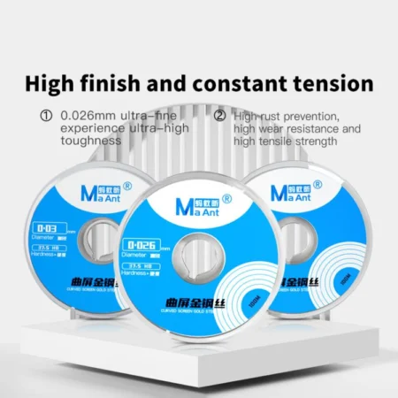MaAnt 0.03mm Curved Screen Cutting Wire 100M