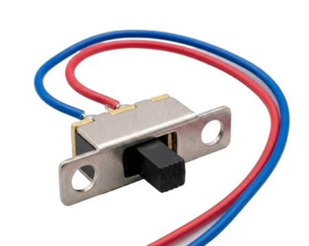 Mini Slide Switch ON-OFF Panel Mount 2 Positions With Wire