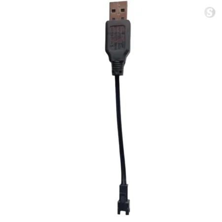14500 3.7V 1800mAh Rechargeable Battery with JST Black Plug and USB Charger