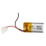 Polymer Li-Ion Single Cell Battery 3.7V 200mAh 21*8*4mm 400821 2 wire
