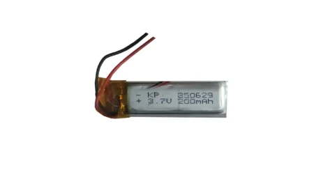 Polymer Li-Ion Single Cell Battery 3.7V 200mAh 29*6*3.5mm 350629 2 wire