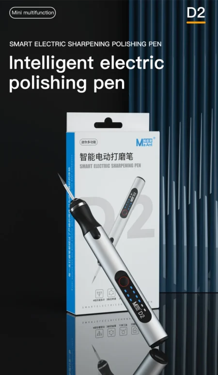 MaAnt D2 Smart Electric Polishing Pen 8W Cordless Grinding and Sanding Rotary Tool