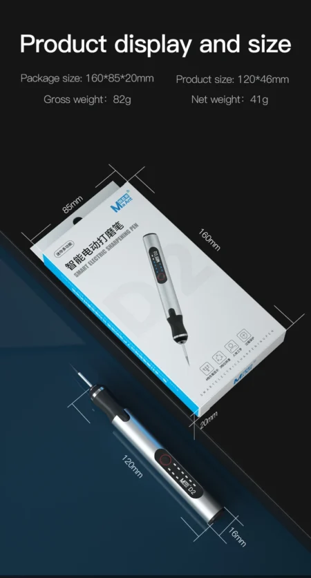 MaAnt D2 Smart Electric Polishing Pen 8W Cordless Grinding and Sanding Rotary Tool