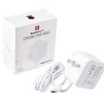 Official Raspberry Pi 5 27W USB-C power supply 5.1V 5A US Type A white