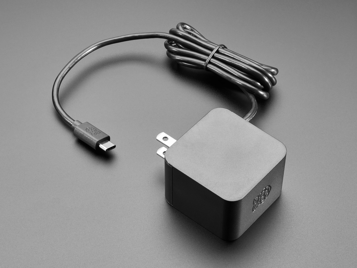 Official Raspberry Pi 27W US Black power adapter