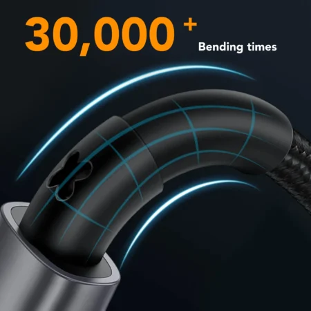 iLock 5090 USB-C to Lightning 30W Fast Charging Braided Cable 1m Black