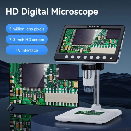 330H 7 Inch LCD Digital Microscope 1080P 1200X 5MP
