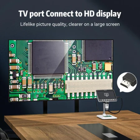 330H 7 Inch LCD Digital Microscope 1080P 1200X 5MP