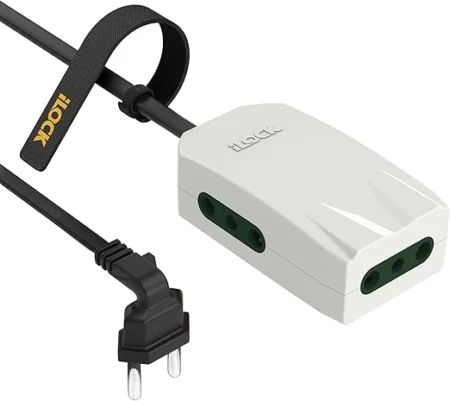 iLock 5070 Mini Power Strip 3 Outlets 10A 250V 2500W 1.5m White